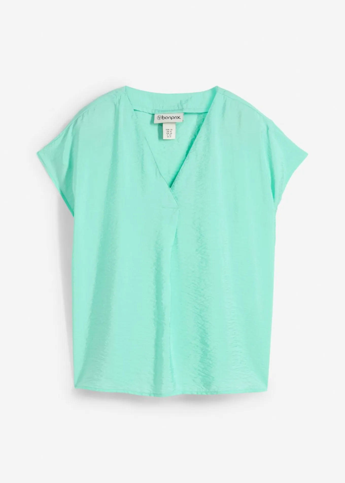 Blusa tipo túnica de mezcla de viscosa fluida