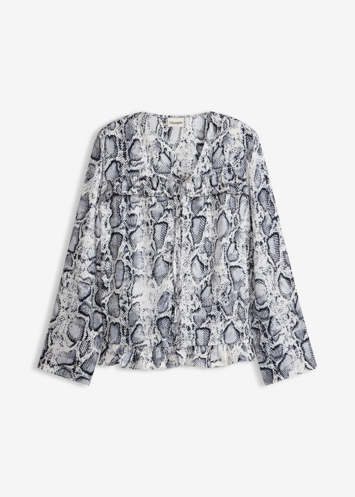 Blusa tipo túnica de satén vaporoso