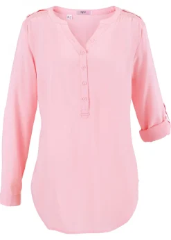 Blusa tipo túnica de viscosa suave