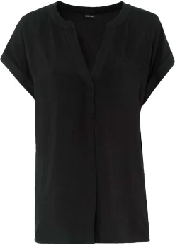 Blusa tipo túnica de viscosa pura