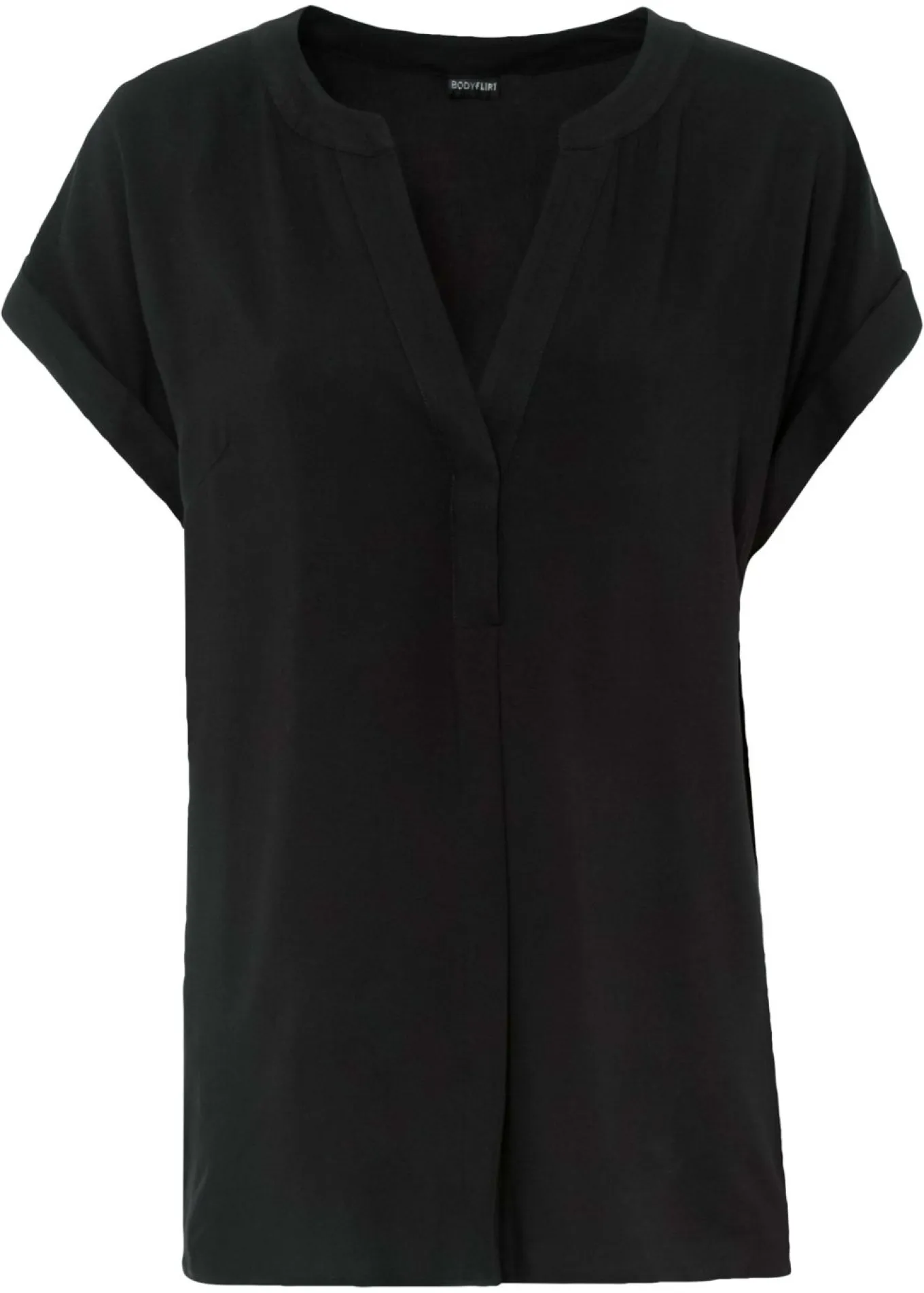 Blusa tipo túnica de viscosa pura