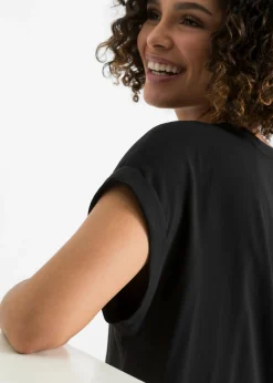 Blusa tipo túnica de viscosa pura