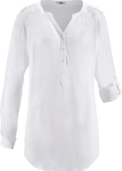 Blusa tipo túnica de viscosa suave