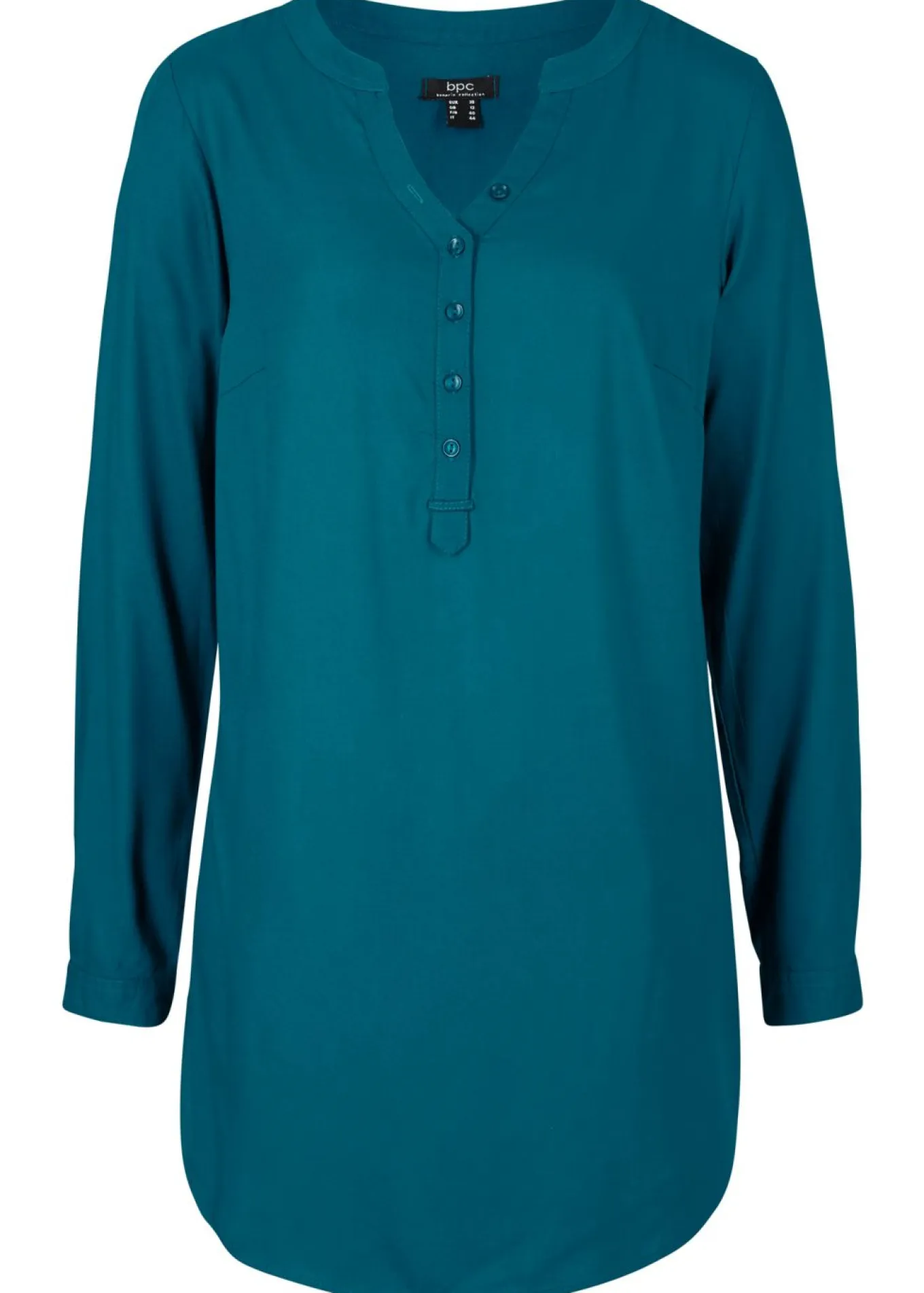 Blusa tipo túnica de viscosa suave