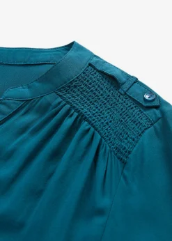 Blusa tipo túnica de viscosa suave