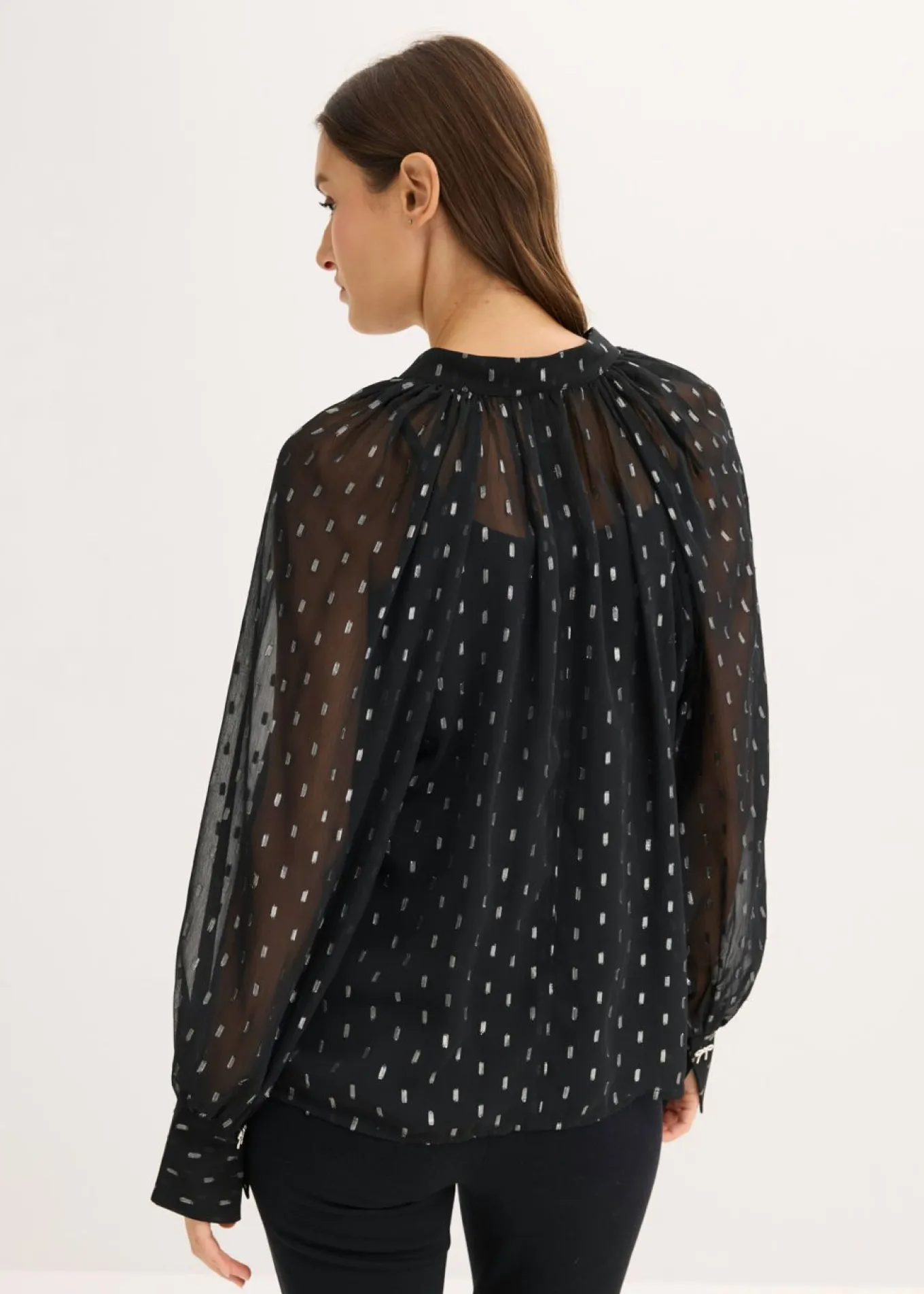 Blusa transparente