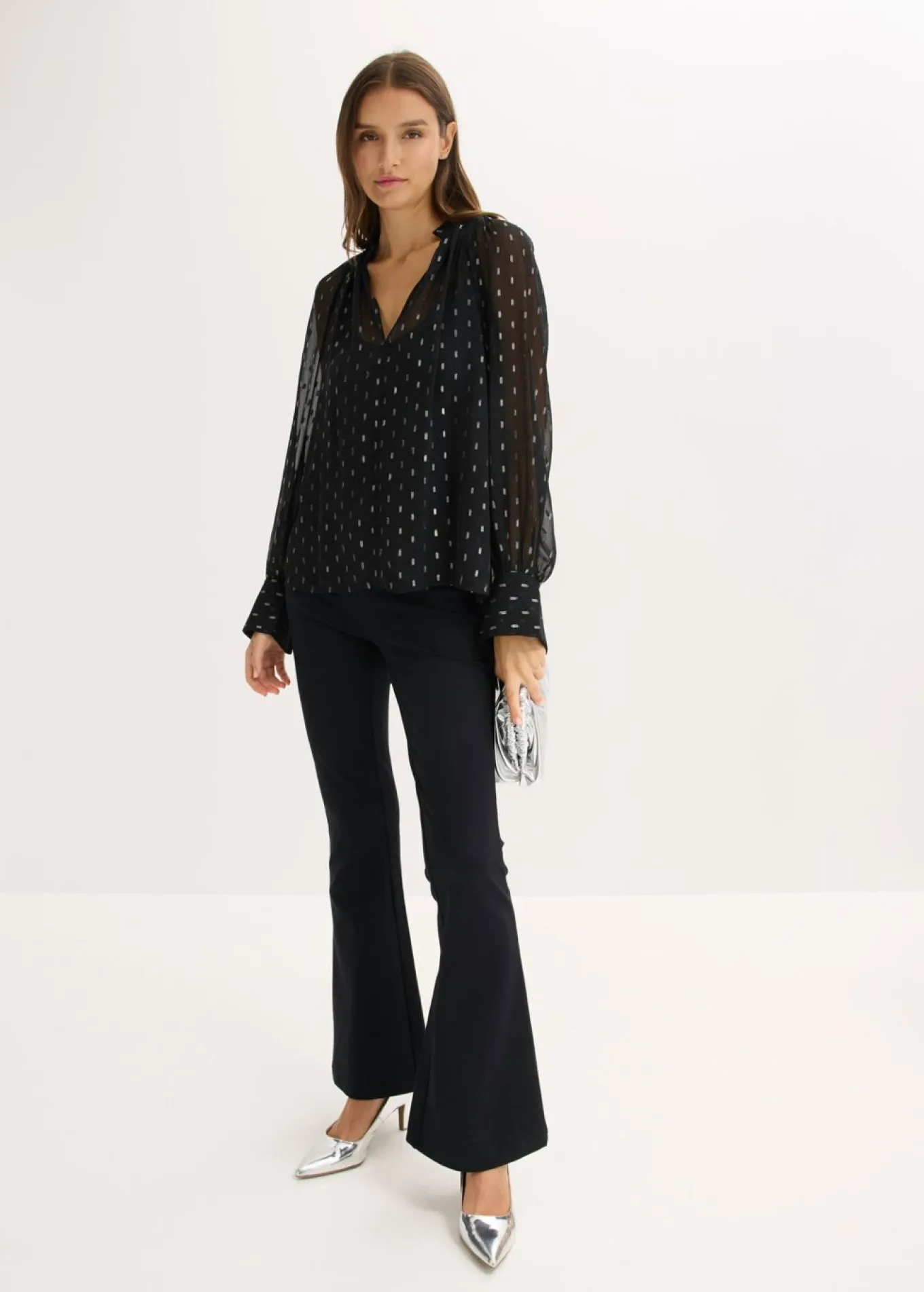 Blusa transparente
