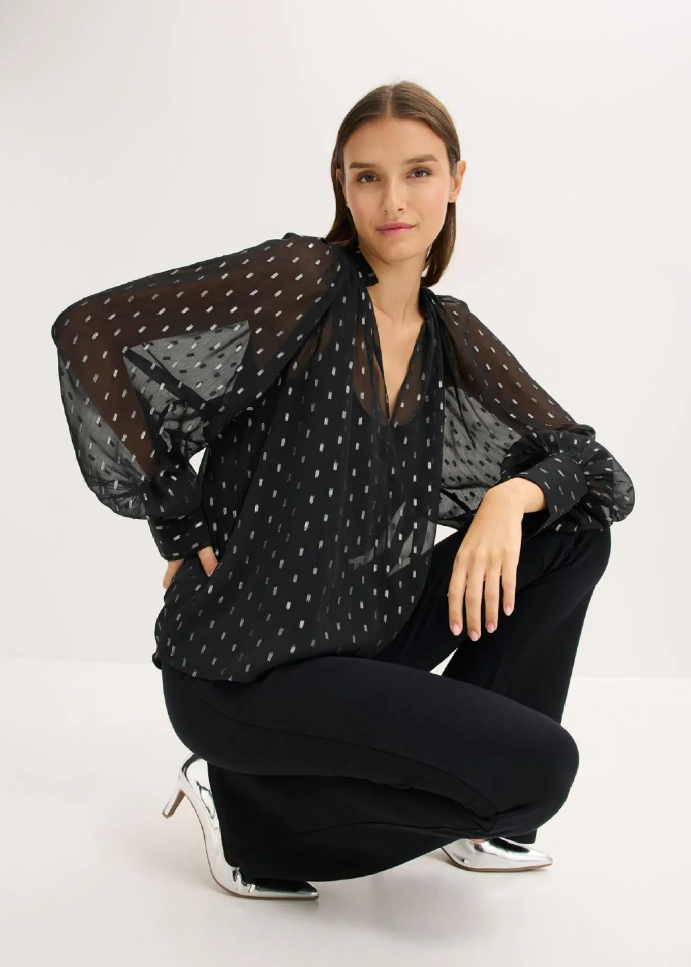 Blusa transparente