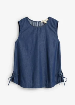 Blusa vaquera de algodón orgánico