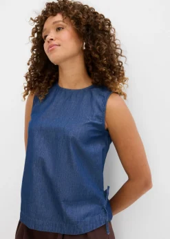Blusa vaquera de algodón orgánico