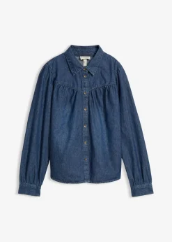 Blusa vaquera de algodón puro