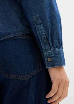 Blusa vaquera de algodón puro