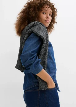 Blusa vaquera de algodón puro