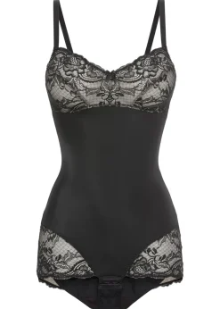 Body adornado con efecto moldeador medio