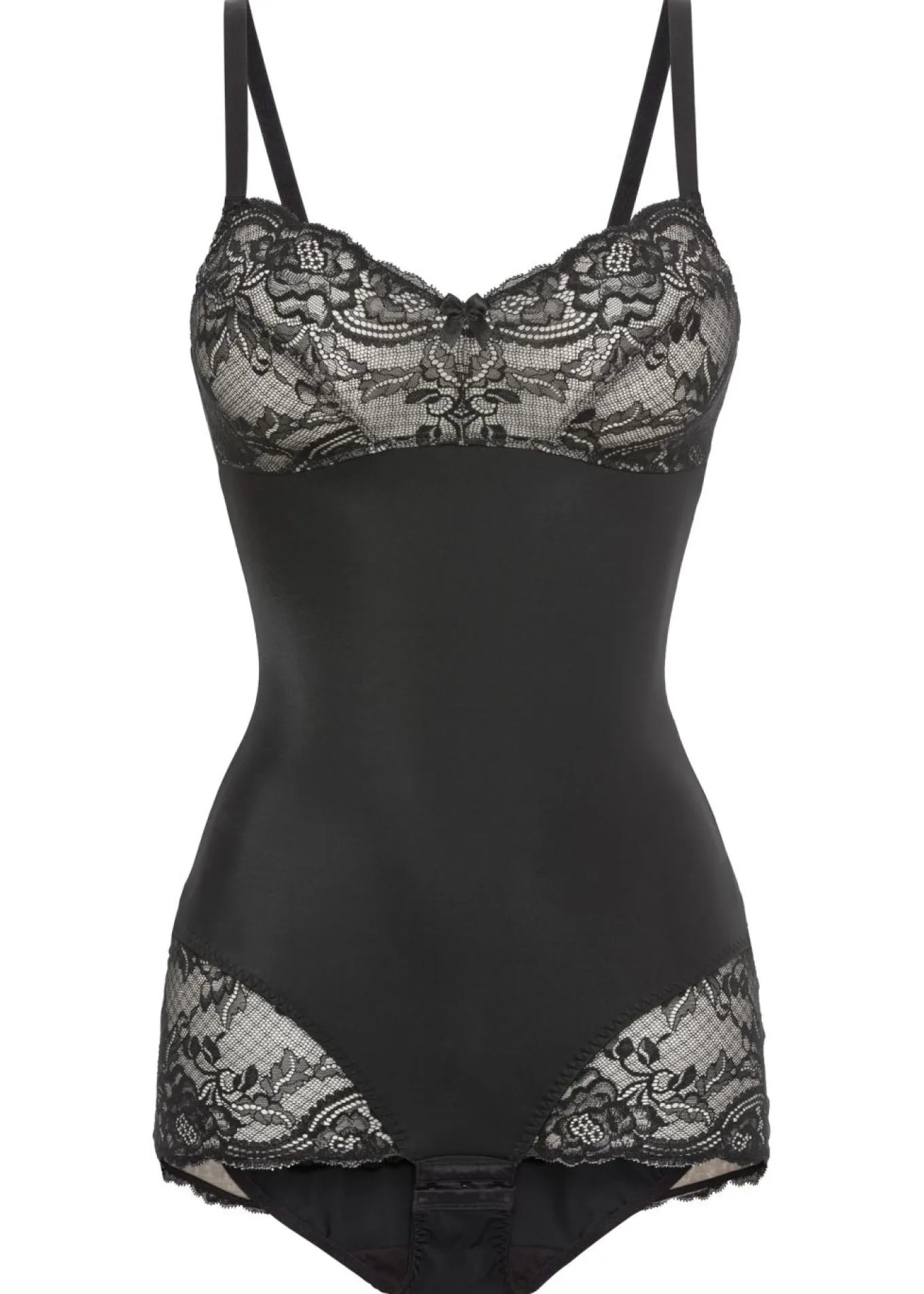 Body adornado con efecto moldeador medio