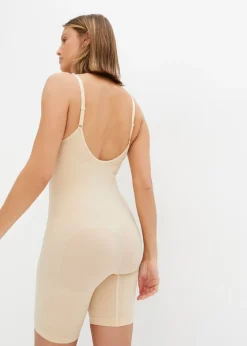 Body con efecto moldeador medio sin costuras