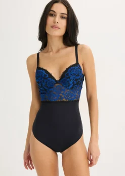 Body con tanga de encaje