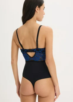 Body con tanga de encaje