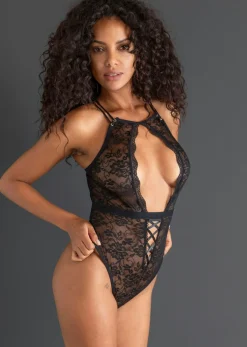 Body de tanga con abertura