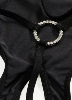 Body de tanga con abertura
