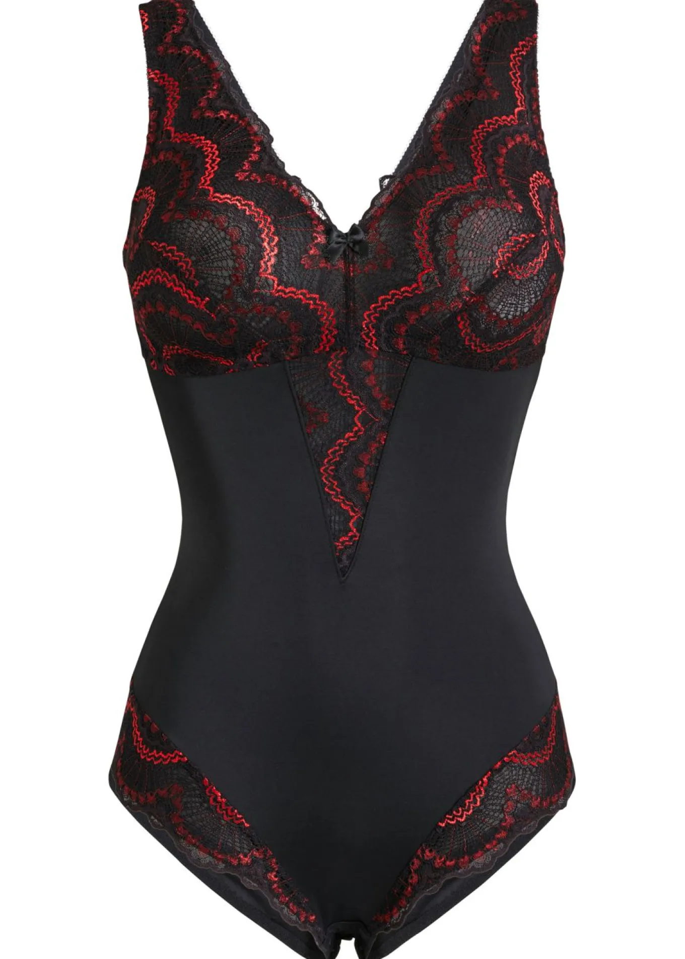 Body decorado con efecto moldeador medio