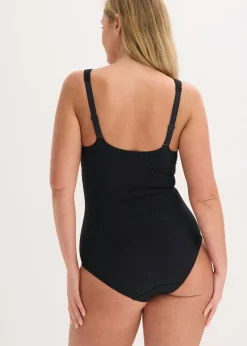 Body sin aros con efecto moldeador medio y encaje
