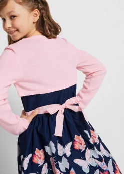 Bolero de punto con aplicaciones de mariposas