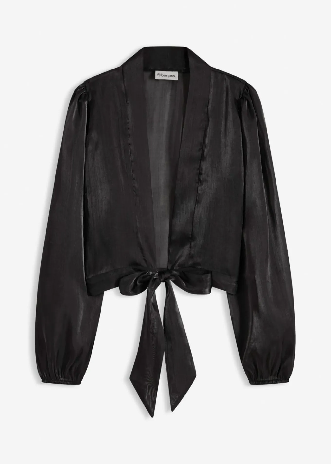 Bolero de tul fino con detalle de lazo