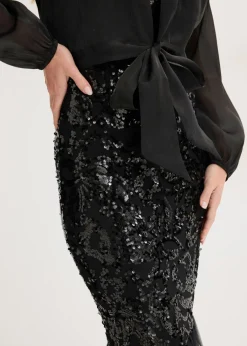 Bolero de tul fino con detalle de lazo