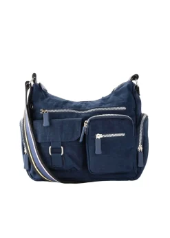 Bolso bandolera con bolsillos exteriores