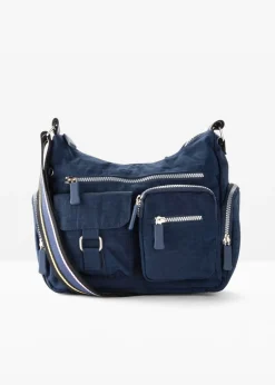 Bolso bandolera con bolsillos exteriores