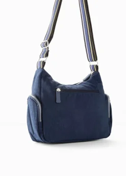 Bolso bandolera con bolsillos exteriores