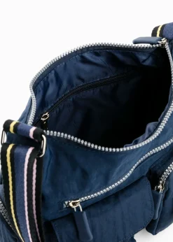 Bolso bandolera con bolsillos exteriores
