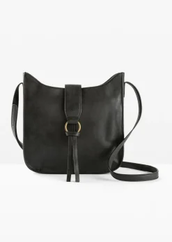 Bolso bandolera con detalle de hebilla decorativa