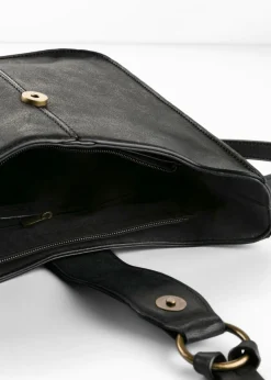 Bolso bandolera con detalle de hebilla decorativa