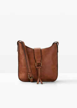 Bolso bandolera con detalle de hebilla decorativa