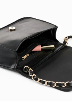 Bolso bandolera con pespunte decorativo