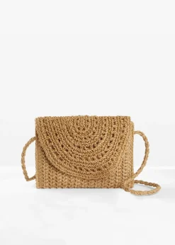 Bolso bandolera de paja