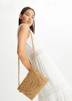 Bolso bandolera de paja