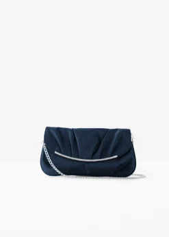 Bolso clutch con decoración de pedrería