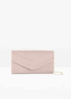 Bolso clutch con detalles de solapa
