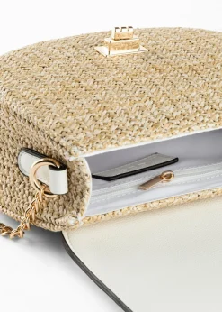 Bolso de estilo bandolera de paja