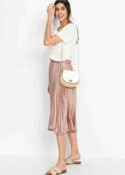 Bolso de estilo bandolera de paja