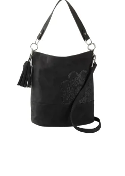 Bolso de mano con bordado