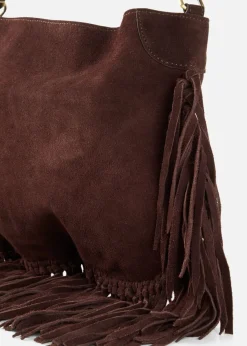 Bolso de mano de cuero