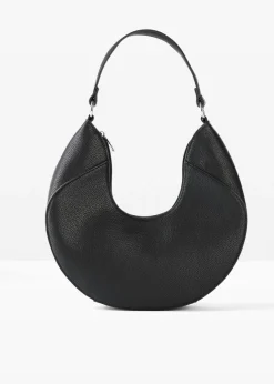 Bolso de mano de forma redondeada