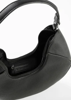 Bolso de mano de forma redondeada