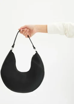 Bolso de mano de forma redondeada
