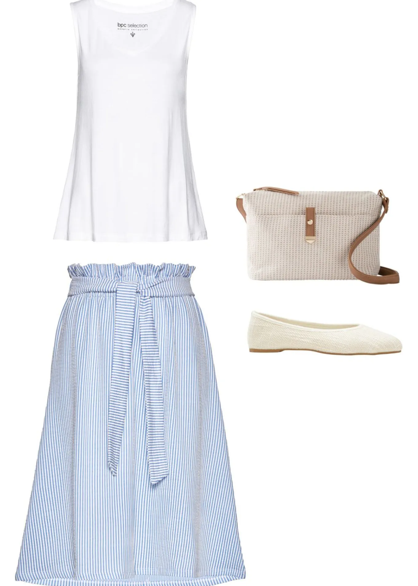 Bolso de tela con detalles