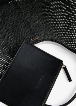 Bolso shopper de malla